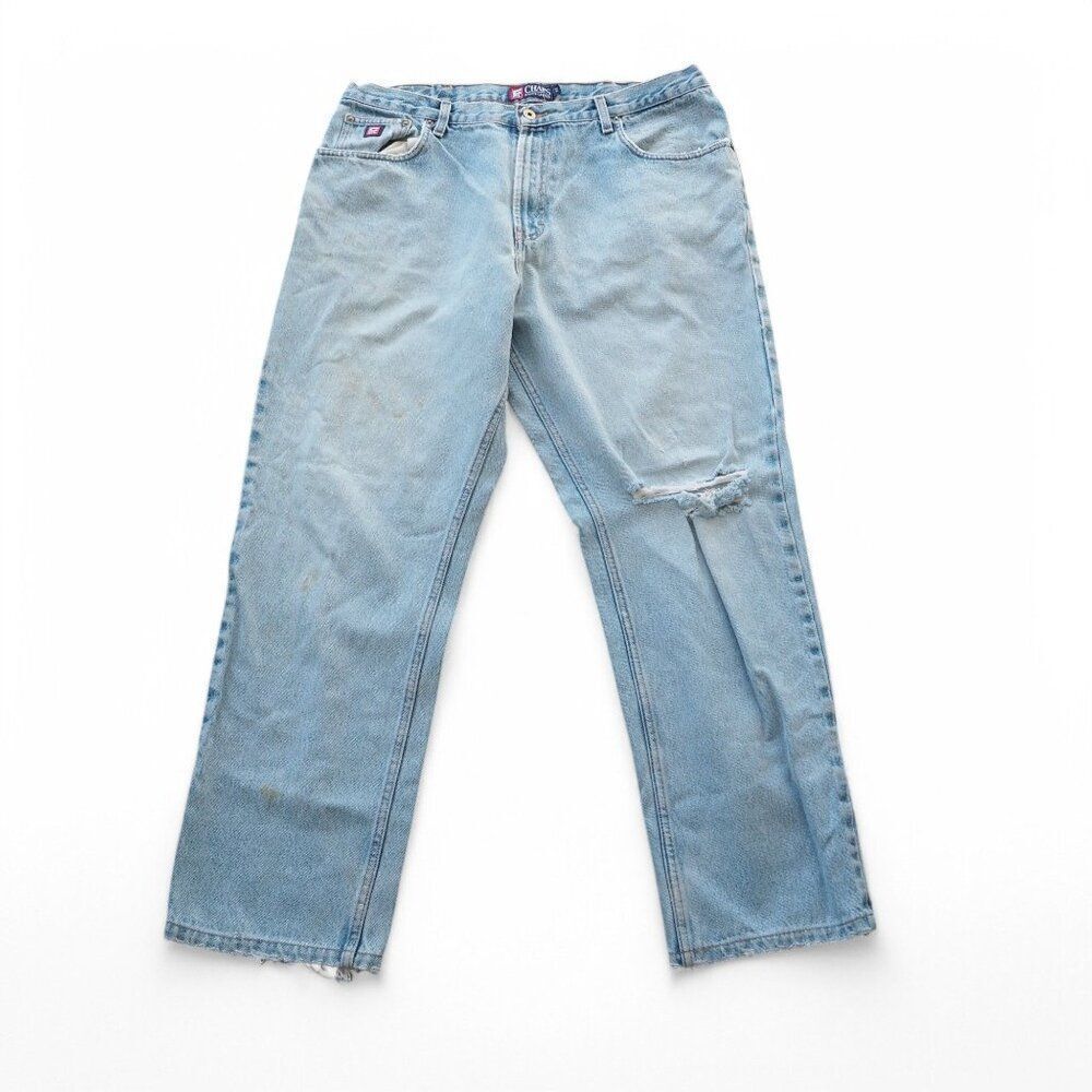 Chaps Ralph Lauren Vintage‎ 90s Y2K Distressed Well Worn Jeans Men's 38 x 32